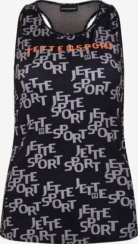 Jette Sport Top in Black: front