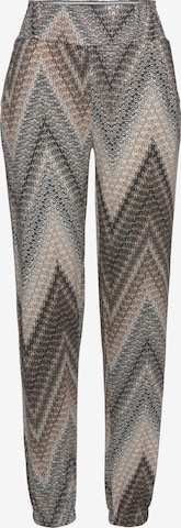 LASCANA Zúžený Kalhoty – šedá: přední strana