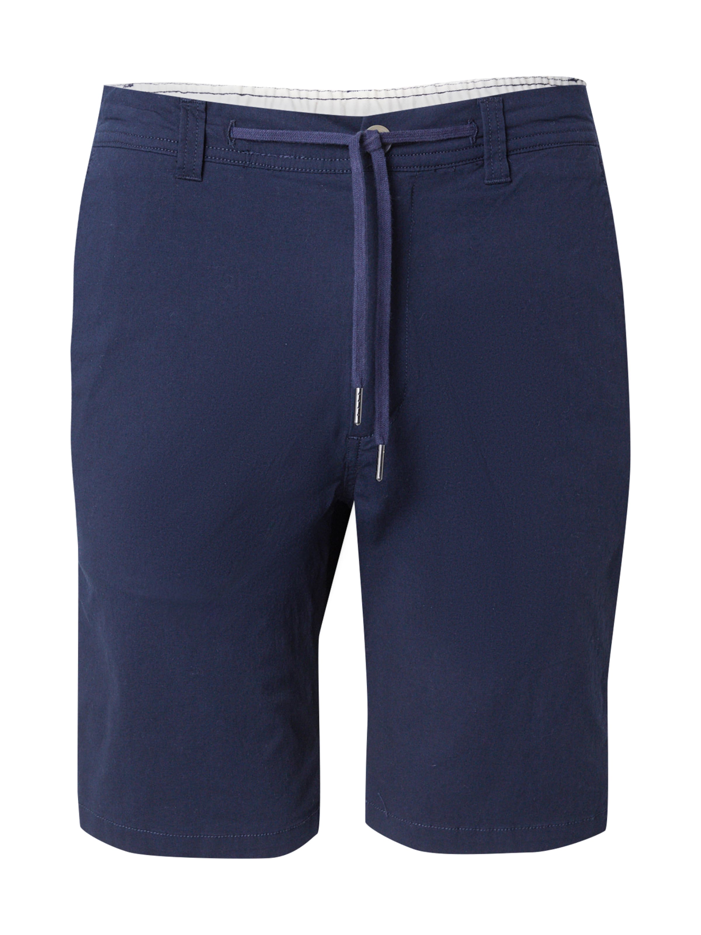 Slimfit Pantaloni chino 'Waren' di Kronstadt in blu: frontale