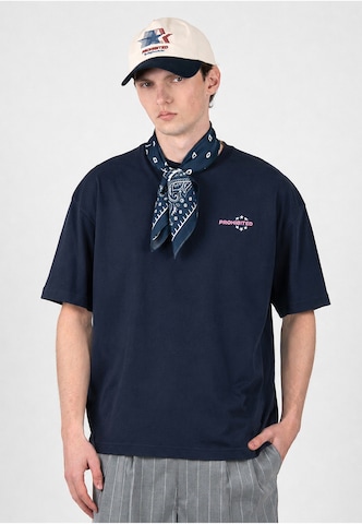 Prohibited - Camisa 'Running Club' em azul