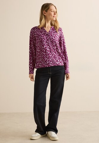 CECIL Gemusterte Bluse in Pink