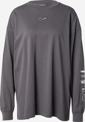 Nike Sportswear Shirt 'SWOOSH' in Grau: predná strana