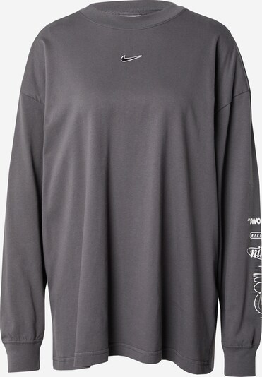 Nike Sportswear Тениска 'SWOOSH' в антрацитно черно / черно / бяло, Преглед на продукта