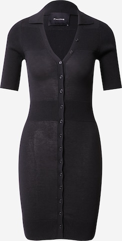 RAIINE Úpletové šaty 'HAINES' – černá: přední strana