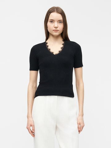 VILA - Jersey 'VIAMARIA' en negro: frente