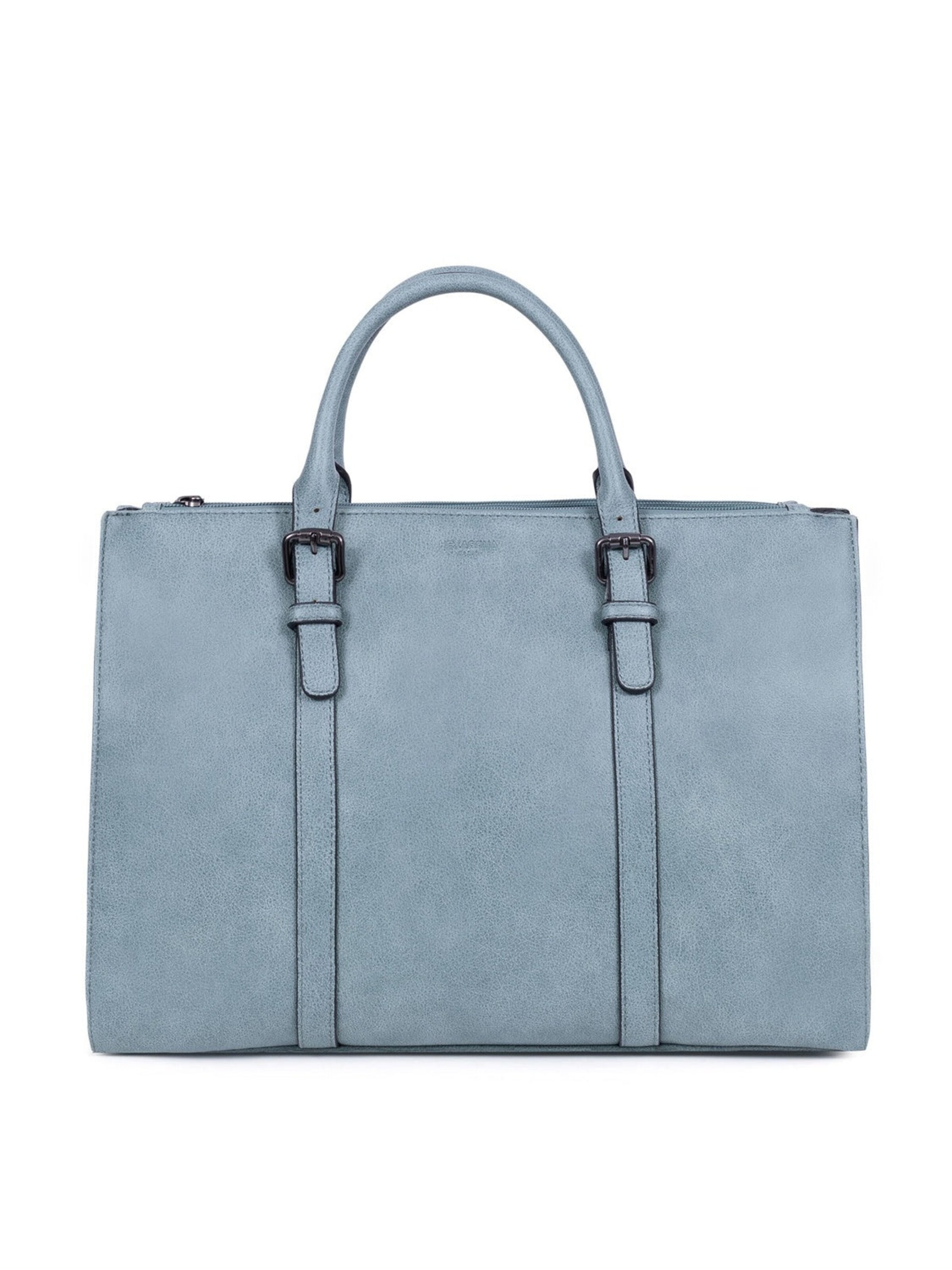 Hexagona Handtasche 'Gracieuse'‌‌‌‌‌‌‌‌‌‌ in Blau: Vorderseite