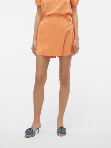 VERO MODA Normalny krój Spodnie 'MYMILO' w kolorze pomarańczowy: przód