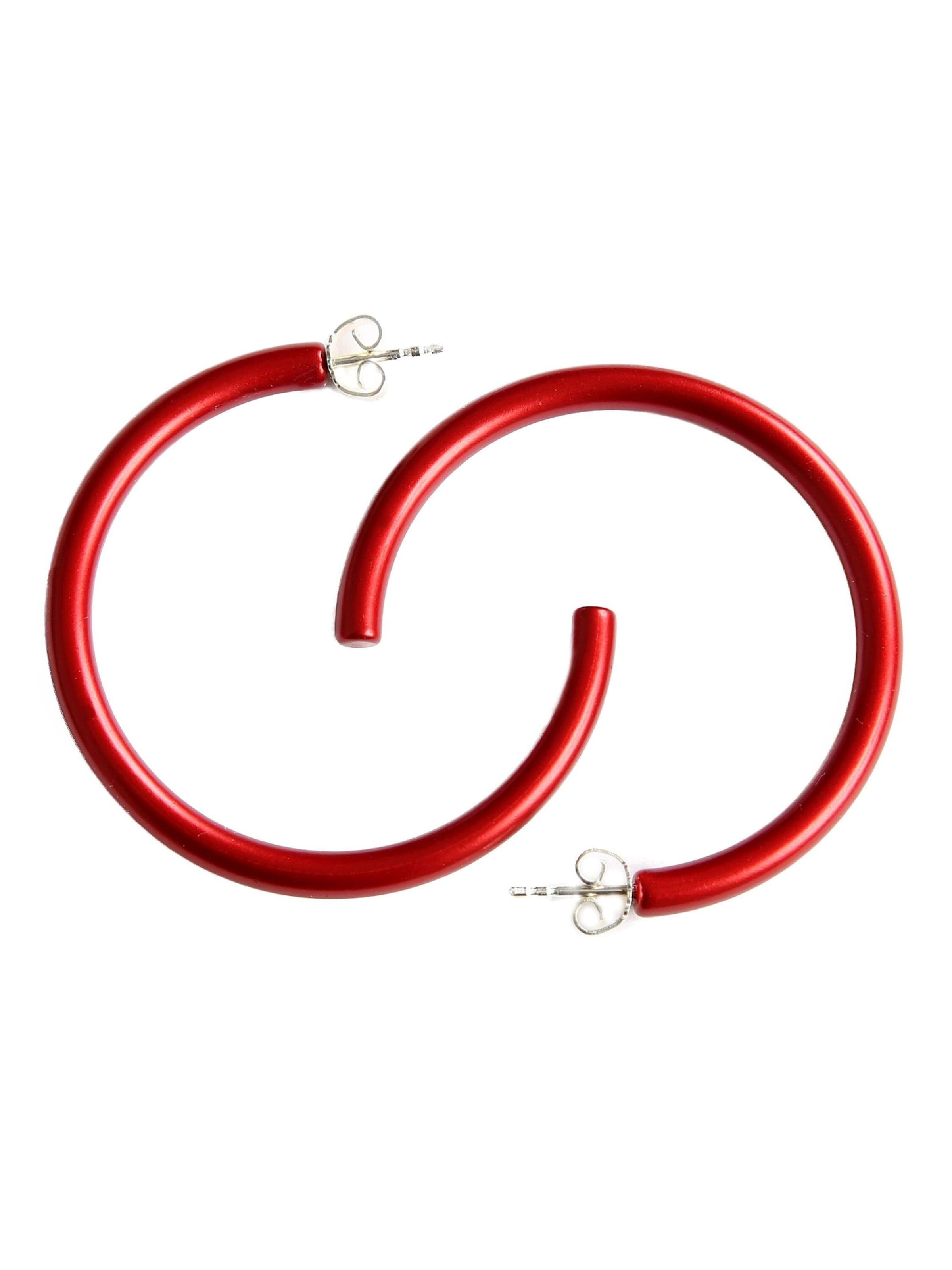 DeMarie Earrings in Red: front