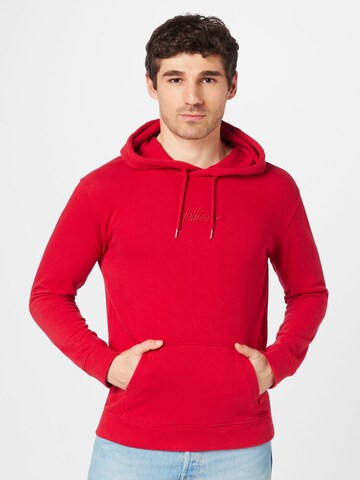 HOLLISTER - Sweatshirt 'DOPAMINE' em vermelho: frente