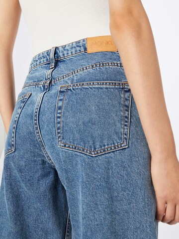 Monki Wide Leg Jeans in Blau