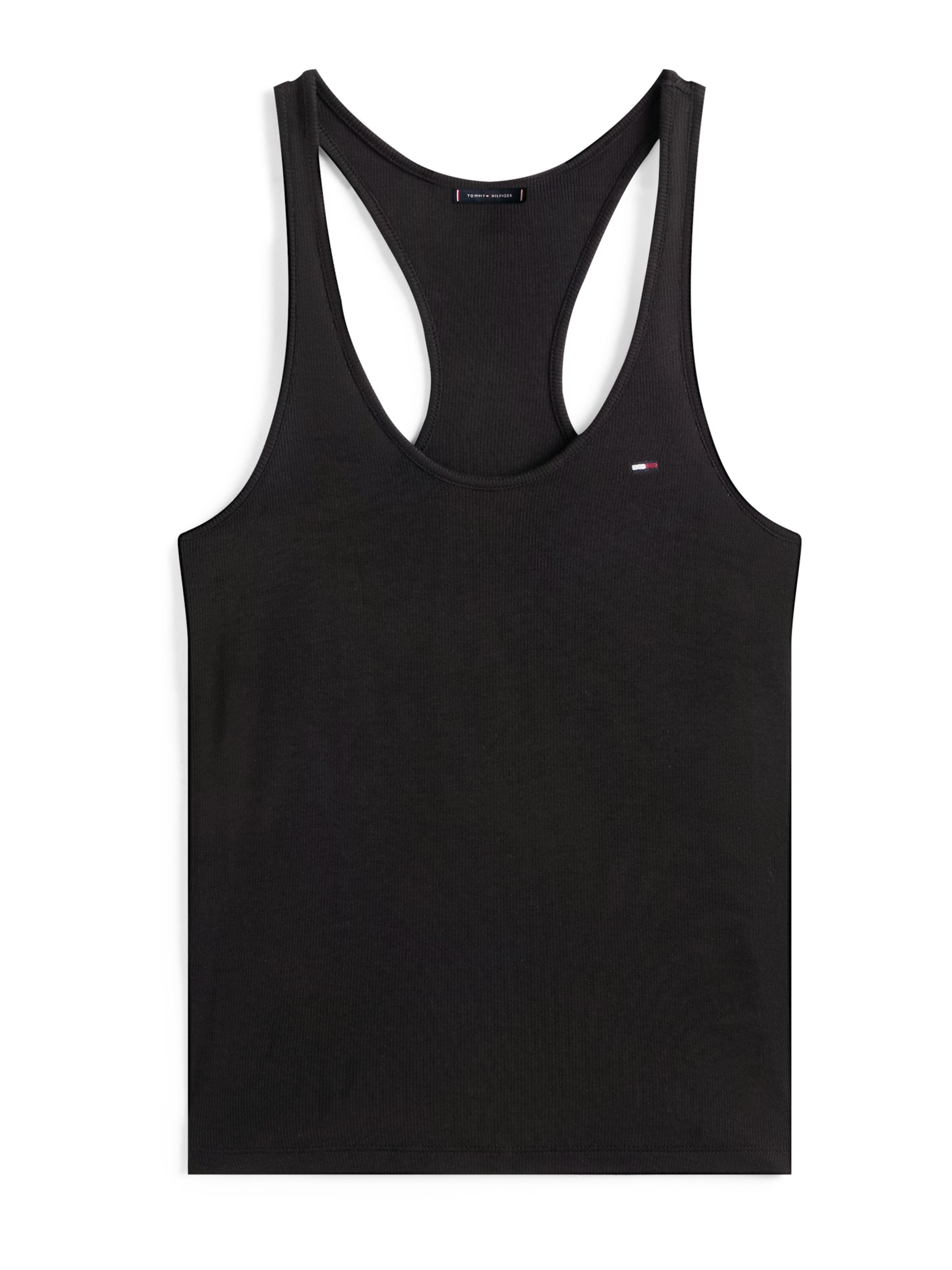 Top di Tommy Jeans in nero: frontale