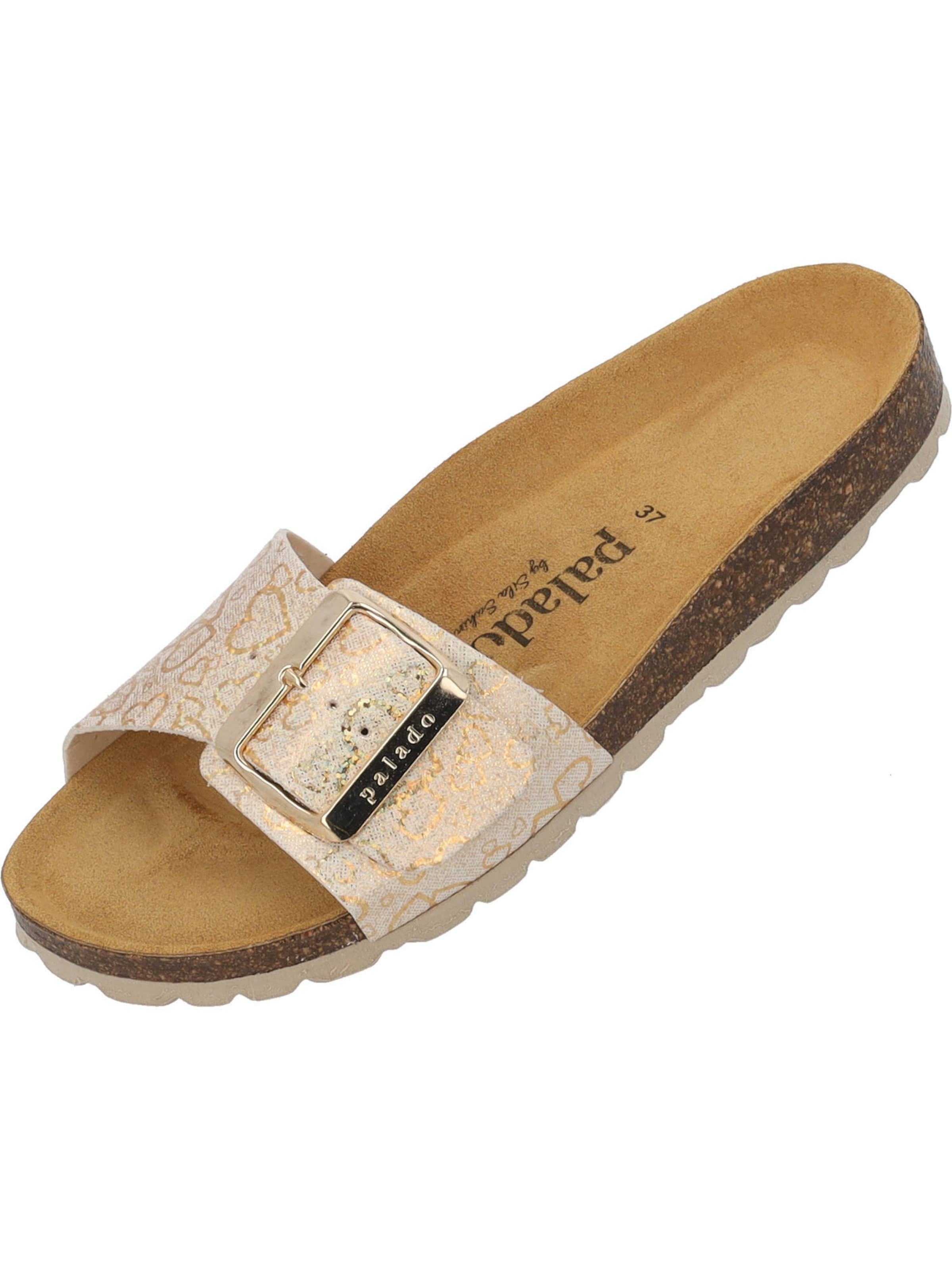 Mule 'Malta EGS Love' Palado by Sila Sahin en beige : devant