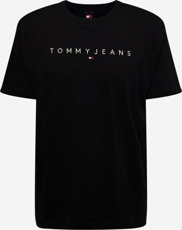 Tommy Jeans Μπλουζάκι σε μαύρο: μπροστά