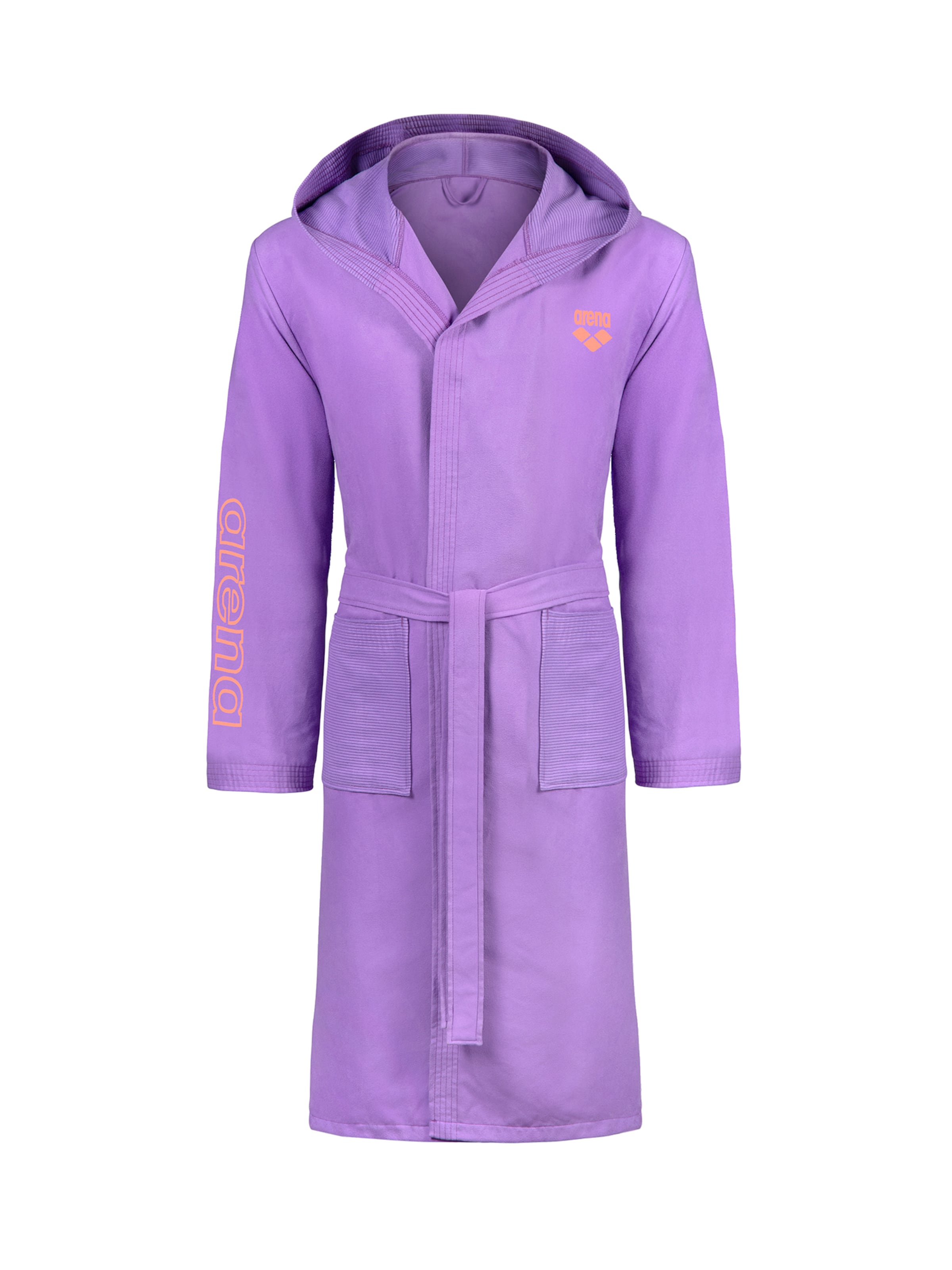 ARENA Αθλητικό μπουρνούζι 'ZEAL' σε λιλά: μπροστά