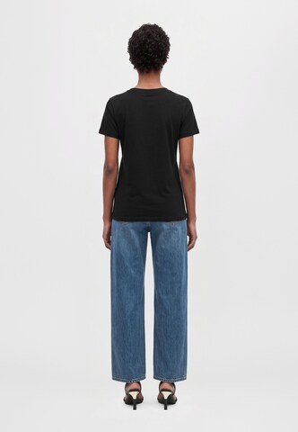 ARMANI EXCHANGE - Camiseta en negro: atrás