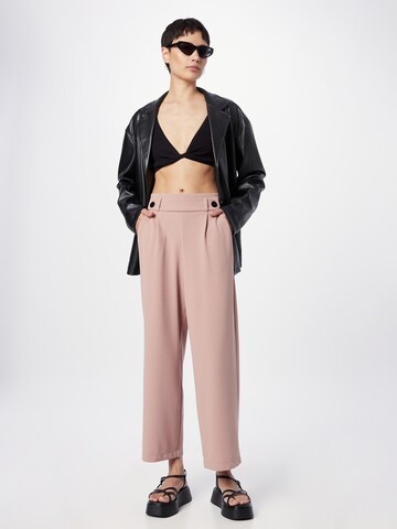 JDY Wide leg Pleat-Front Pants 'GEGGO' in Pink