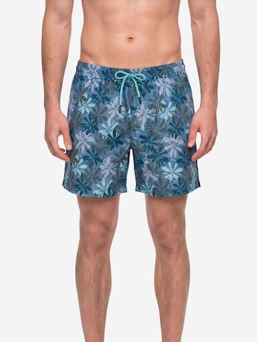 Penti Rövid fürdőnadrágok 'PENTI Herren Calm Shorts mit Blumen- und Meermotiv' - vegyes színek: elől