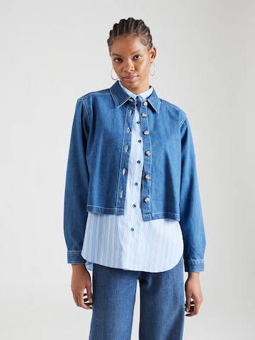 MSCH COPENHAGEN Blouse 'Shayla' in Blauw: voorkant