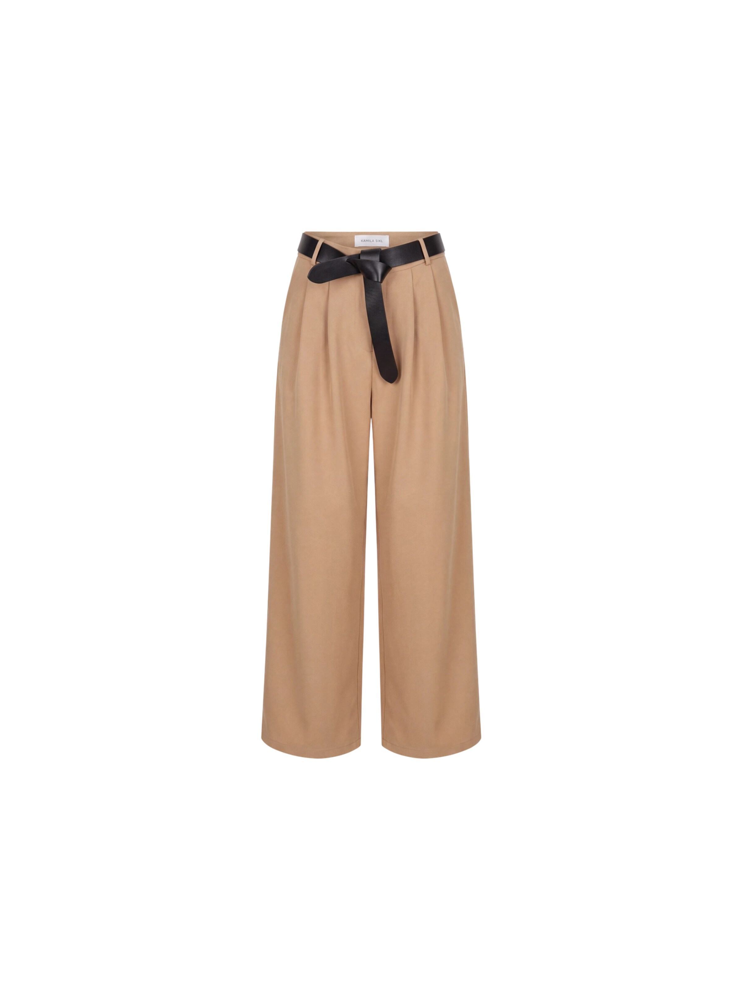Loosefit Pantalon Kamila Šikl en beige : devant