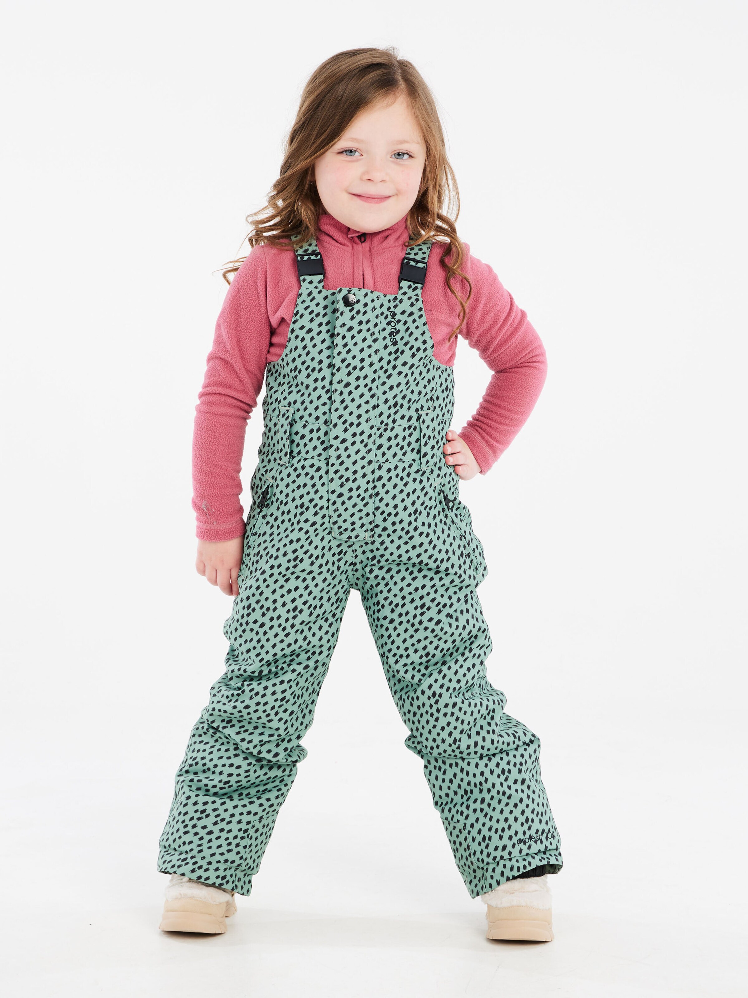 PROTEST Regular Sporthose 'PRTTUVA TD'‌‌‌‌‌‌‌‌‌‌ in Grün: Vorderseite