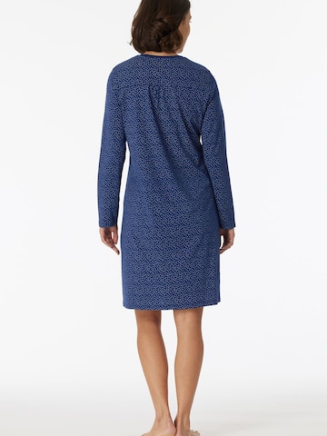 SCHIESSER Pajama Shirt ' Comfort Essentials ' in Blue