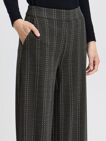ICHI - Pierna ancha Pantalón 'IH RUTI' en gris