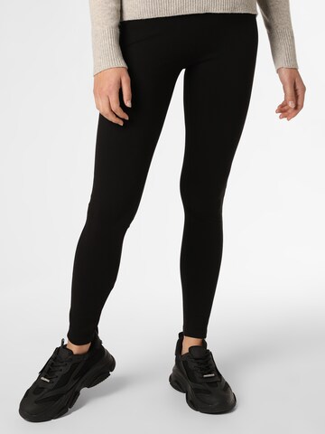 Skinny Leggings 'YASAzzurro' YAS en noir : devant