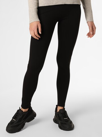 Skinny Leggings 'Azzurro' de la Y.A.S pe negru: față