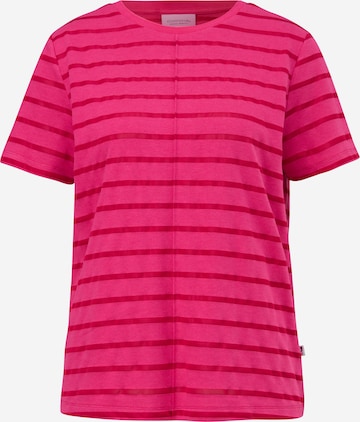 T-shirt comma casual identity en rose : devant