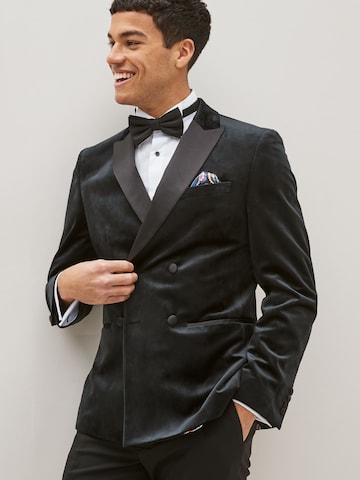 Next Slim fit Blazer in Black: front