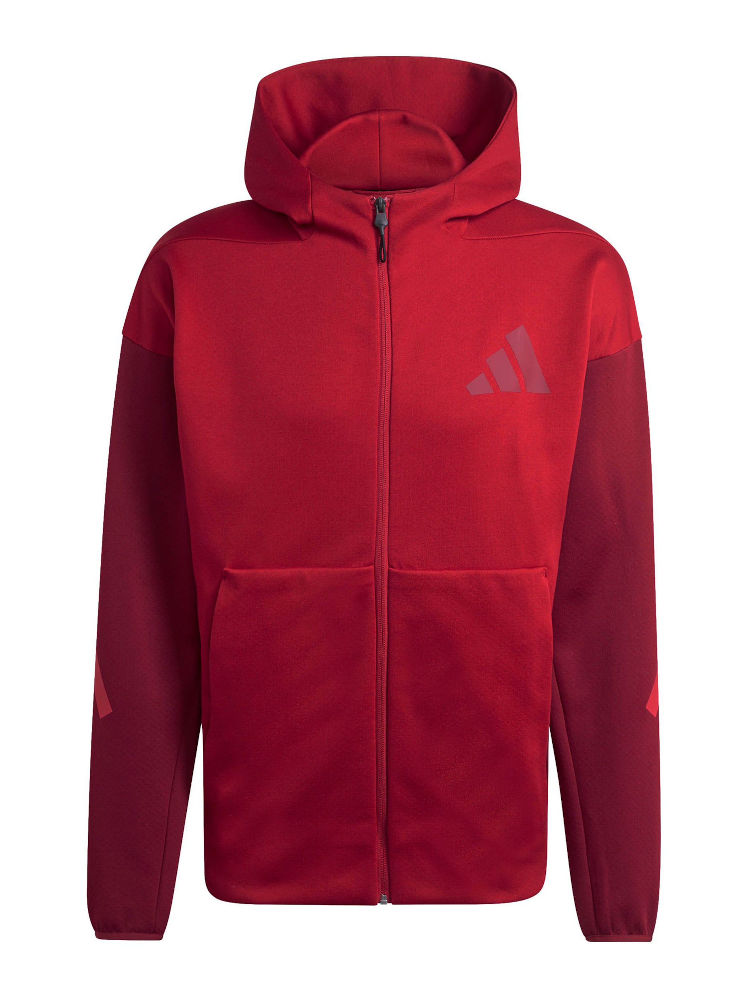 ADIDAS SPORTSWEAR Sportsweatjacka 'Z.N.E.' i röd: framsida