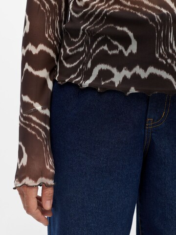 OBJECT Shirts 'Nela' i brun