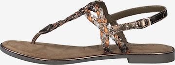 Sandales TAMARIS en bronze