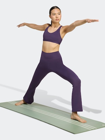 ADIDAS PERFORMANCE - Acampanado Pantalón deportivo 'ALLME ESS' en lila: frente