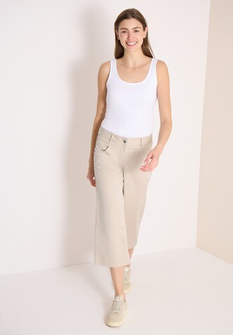 CECIL Loose fit Pants 'Neele' in Beige