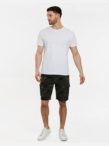 Threadbare Regular Shorts 'Campania' in Grün