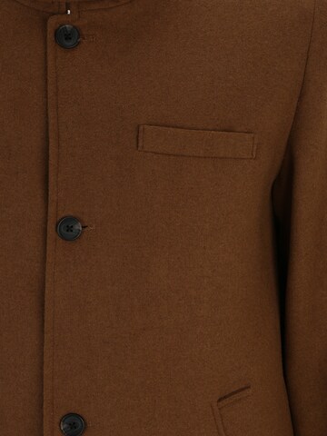 Jack & Jones Plus Between-seasons coat 'MELTON' in Green