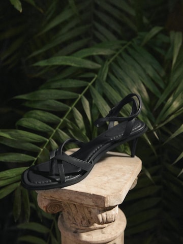 Estro Sandale '503-03'‌‌‌‌‌‌‌ in Schwarz