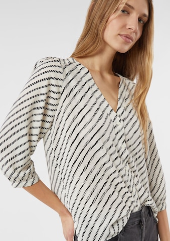 COMMA Bluse in Weiß