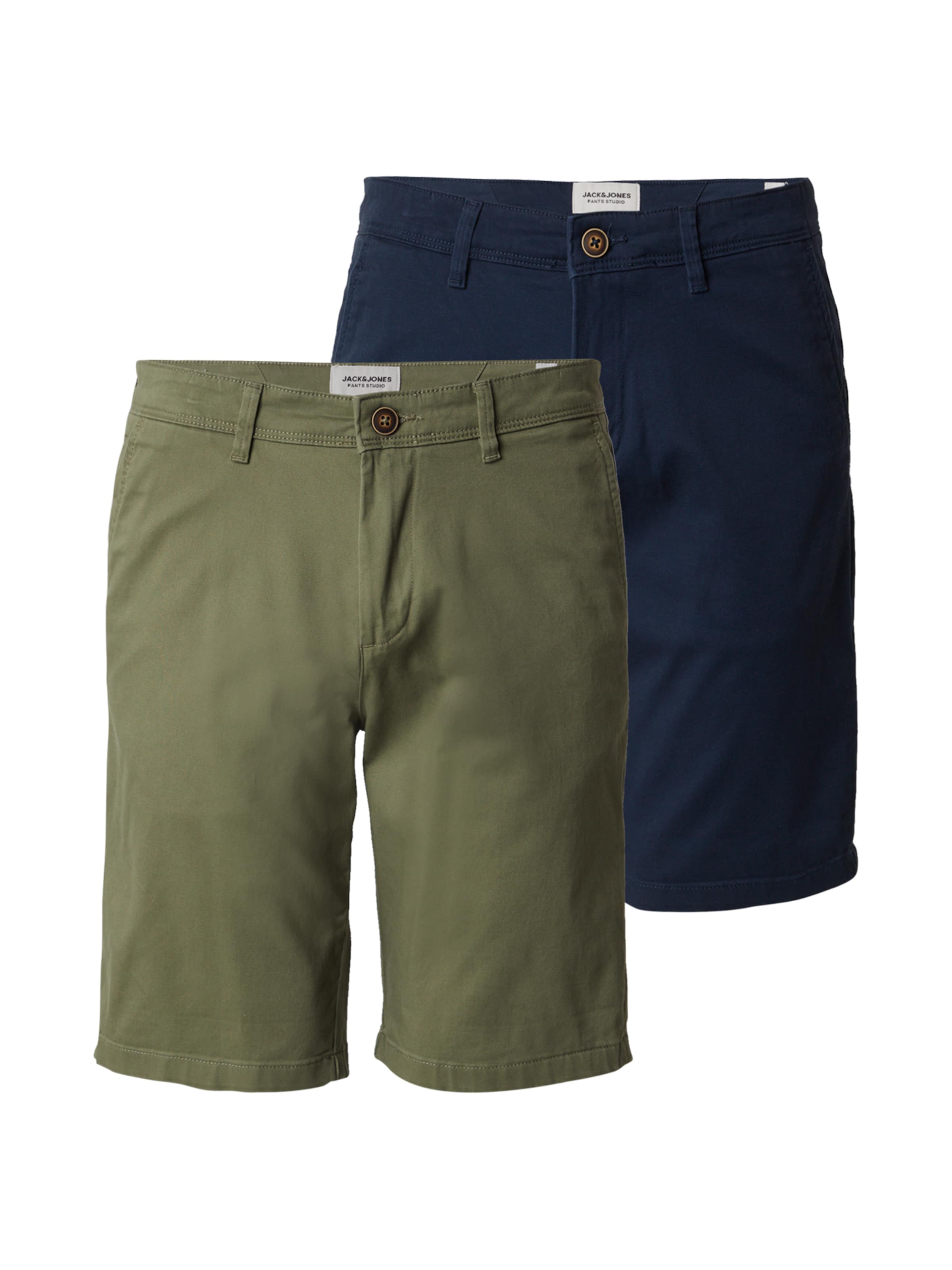 mėlyna JACK & JONES „Chino“ stiliaus kelnės 'JPSTBowie': priekis