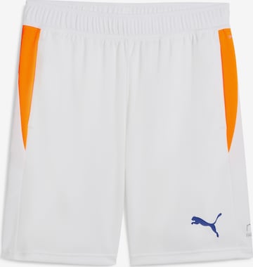 Regular Pantalon de sport 'Individual' PUMA en blanc : devant