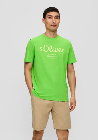 T-Shirt s.Oliver en vert : devant