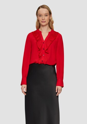 s.Oliver Blouse in Rood: voorkant