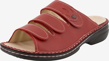 Finn Comfort Mules 'KOS' in Red: front