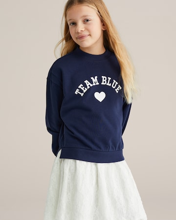 WE Fashion Рокля в синьо: отпред