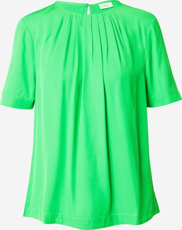 s.Oliver BLACK LABEL Blouse in Groen: voorkant