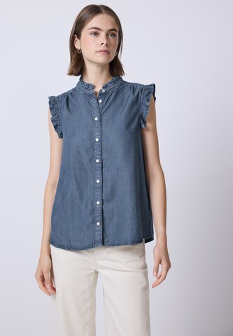 Street One Studio Blouse in Blue: front