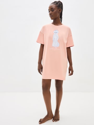 T-shirt 'Spa Cat' Cat e Lolette en orange