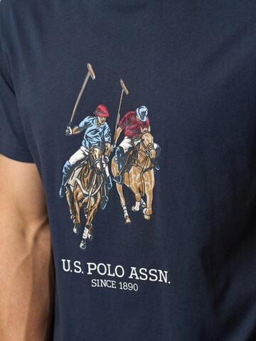U.S. POLO ASSN. Shirt 'Eivind' in Blauw