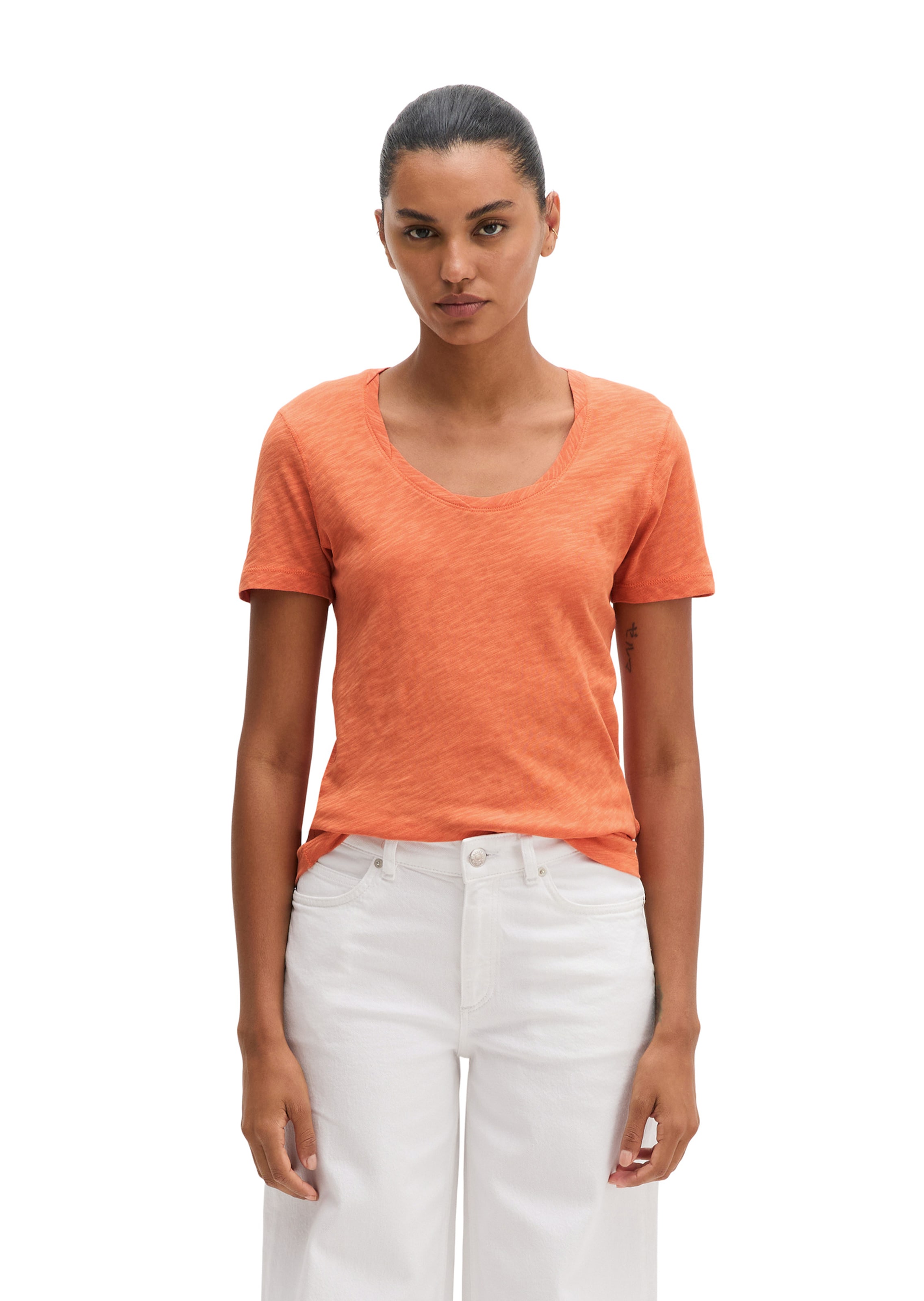 Marc O'Polo Shirt in Orange: front